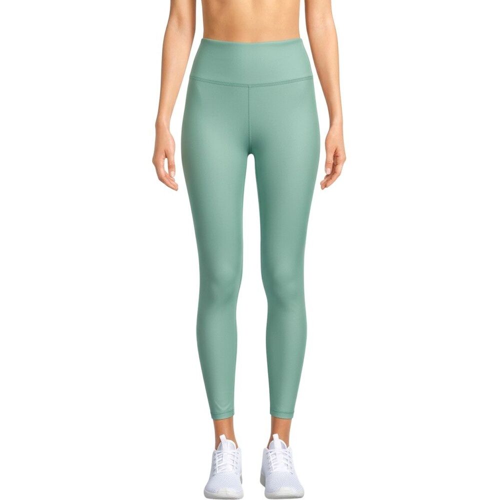 Lululemon Womens 2 Wunder Under Green Preppy Athleisure Sporty Yoga